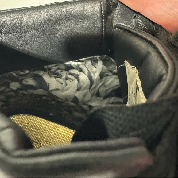 Ted Baker  Beatrin Hi-Top Sneakers Black Rhinestone Lace-up Size 6 - Picture 6 of 13